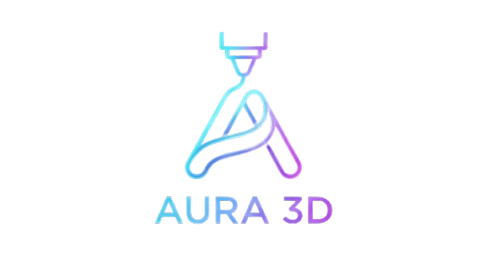 Logotipo oficial de Aura 3D estudio de diseño e impresión