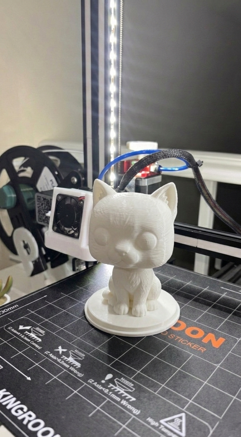 Funko Pop personalizado de gato impresión 3D sin pintar